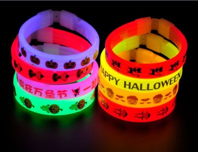 Fluorescent bracelet color printing no minimum order quantity