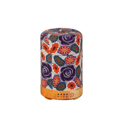 foreign trade exclusive for painted pottery aroma diffuser home ultrasonic creative colorful aromatherapy small night lamp