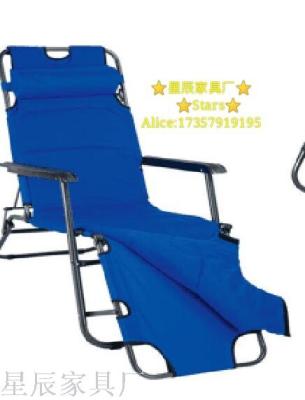 Leisure Chair Beach Leisure Chair Recliner Sun Chair Rocking Chair Beach Bed Luxury Recliner Dual-Purpose Recliner