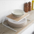 Japanese-Style Wooden Dish Rack Small Fresh White Paint Steel Cupboard Rack Tableware Tray