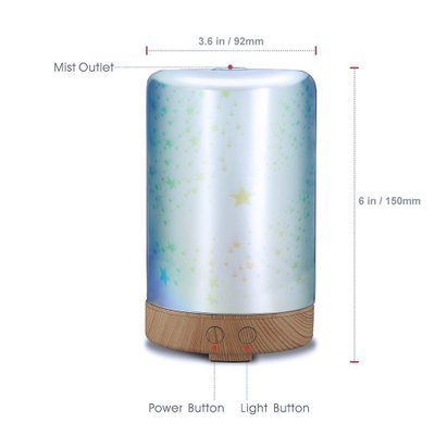 foreign trade exclusive for 3d creative aromatherapy humidifier | new note straight | exclusive for cross-border e-commerce foreign trade