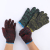 600g red cotton gloves seven needle machine chain gloves gloves factory direct