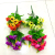 Artificial flower with 7 heads