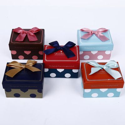 Manufacturers supply new Korean wave high end fashion jewelry box cute simple gift box jewelry box 2-2