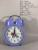 New Cartoon Mute Walking Time with Luminous Metal Binaural Ringing Bell Cute Pendulum Clock