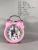 Cartoon Hello Kitty Double Ringing Bell Metal Mute Alarm Clock with Light Student Children Hello Kitty Clock Alarm Clock