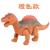 Electric walking dinosaur with light sound effects of the electric dinosaur model toy floor wholesale hot sale.