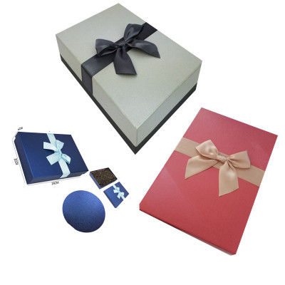 Factory Supply Spot Gift Box Inner Diameter 28*19*5.5 Single Creative Clothing Scarf Underwear Packaging Carton