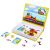 Multi-function children magnetic stick toy puzzle magnet book vehicle animal change baby building blocks