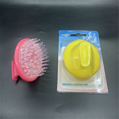 Handle shampoo brush adult shampoo comb scalp massage brush healthy anti-dandruff cleaning head massage comb