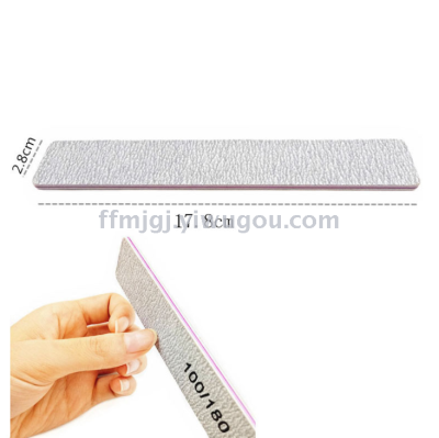 Factory direct direct square nail file rub bar purple heart square sponge file nail special
