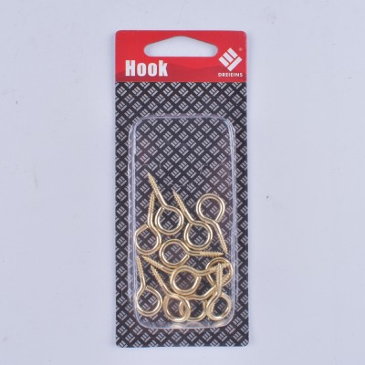 Metal-hook blister pack copper plated goat eye 3# 2.2*25*7