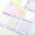 Korean stationery cute cartoon unicorn notepad foldable notes foldable N times stick pad