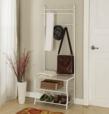 Creative Iron Clothes Hat Frame Multifunctional Clothes Shelf Floor Clothes Rack Lobby Bag Hanging Rack Hat Frame