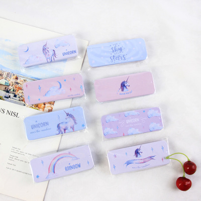 The Daily necessities wholesale unicorn snow pear box band - aid is suing waterproof breathable band - aid