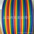 Colorful Ribbon 3.8cm Fashion Striped Knitted Belt Clothing Bags Accessories Band Factory in Stock Customization