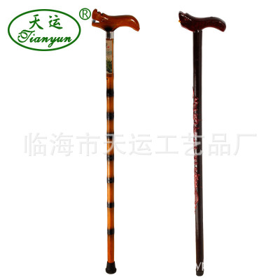 Tianyun Crafts Mountain Camping Supplies Sports Outdoor Alpenstock Crutch Walking Stick for the Elderly