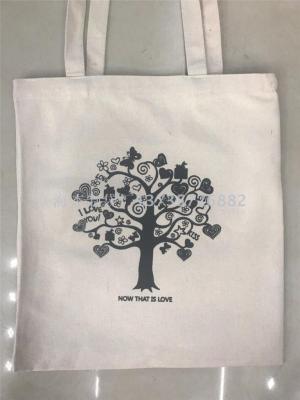 Yiwu Supply High Quality Pure Cotton Bag Cotton Canvas Bag Portable Eco-friendly Shopping Bags Customized to Print Log袋子