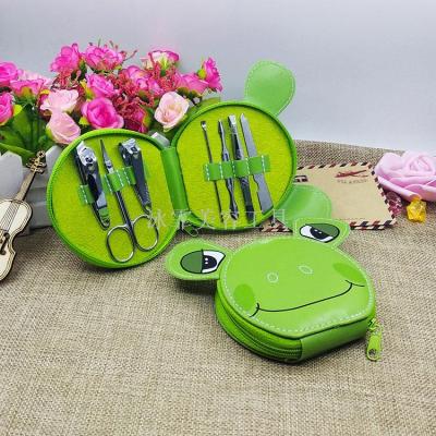 Nail clippers to decorate nail tools 7 pieces of eyebrow clippers file cartoon cute animals