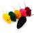 Cats toy enamels flocking sound mice realistic/anti-melancholy 5.8* 2.8cm cat toy mice