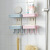 Double layer soap box for wheat straw nail-free paste bathroom soap box rack soap carrier hook