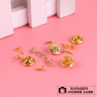 DIY accessories material metal accessories gold bow buckle