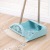 Broom Dustpan Set Detachable Pole Unloading Encryption Bristle Hanging Gear Design Plastic Floor Broom Wholesale