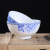 Fugui Peony Japanese Style Household Bowl Bone China Snowflake Glaze Ceramic Bowl Beautiful Art Japanese Style Tableware Factory Direct Sales