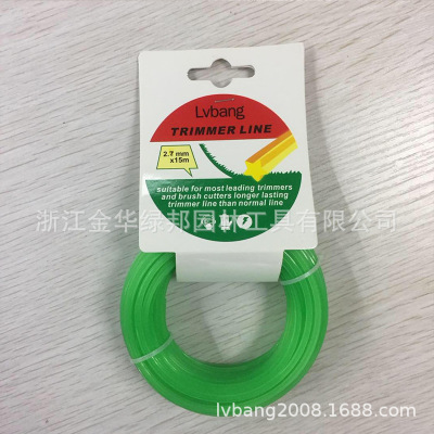 Plant direct selling garden tools nylon grass rope 2.4mm 2.7mm new material grass cutting line