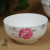 Korean Style Bowl Big Soup Bowl Bone China Overglazed Color Figure Flower Bowl Chinese Household Ceramic Tableware Custom Factory Direct Sales