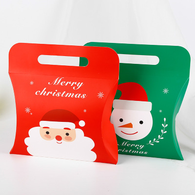 Christmas Candy Bag Christmas Gift Paper Packaging Bags Gift Hand Bag Christmas Party Decoration Bag Factory Wholesale