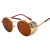 Steampunk sunglasses round framed sunglasses decorated with European and American retro glasses JR66247 cross-border