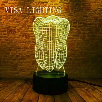 3d 3d stereo lamp led nightlight is a creative gift for bedroom bedside lamp