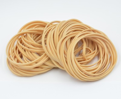 Wangxing plastic, custom - made various sizes of beige rubber bands, good elasticity, can pass the environmental protection test