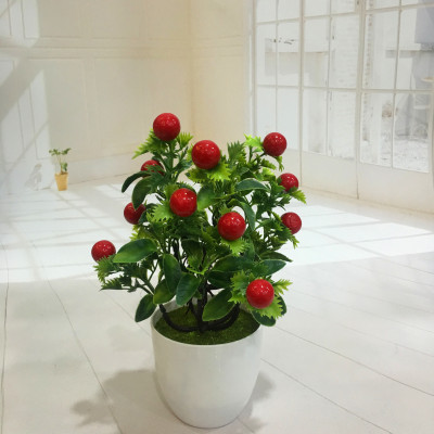 Mini simulated potted plant