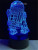 3d Star Wars robot little night light visual touch colorful gradient novel lighting home decoration light