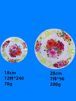 Melamine tableware Melamine plate imitation of a large number of ceramic plate stock models multiple price concessions