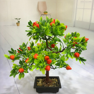 Mini simulated potted plant