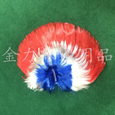 The Dutch cockscomb wig supplies the worldwide fan wig election wig advertising wigs