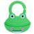 Popular frog bib bag green silicone rice bag