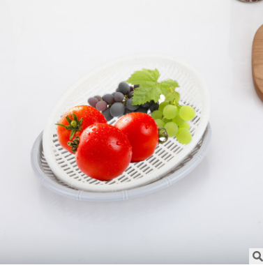 Hollow fruit basket living room plastic snack tray fruit blue candy basket kitchen simple vegetable basket fruit basket