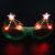 ZD Christmas Tree LED Luminous Flash Glasses Christmas Prom Glasses Glasses Fluorescent Luminous Glasses Funny Trick