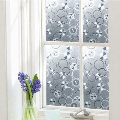 Factory Supply PVC Static Window Glass Paster Bedroom Window Bathroom Glass Paster Paper