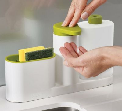 Sink tidy sey plus multifunctional storage box for kitchen dishes