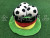 Germany fans carnival football top hat CBF top hat World Cup fan product
