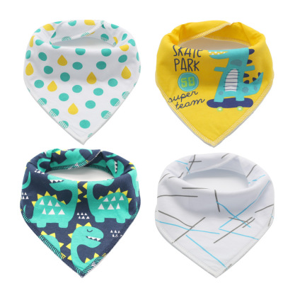 INS, amazon aliexpress, hot style pure cotton bib towel, baby bib, new flower pattern, all new available now