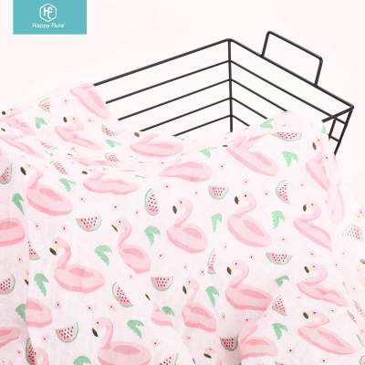 Happyflute2018 little fresh cotton baby gauze pad go out baby blanket 120*120 baby swaddling towel