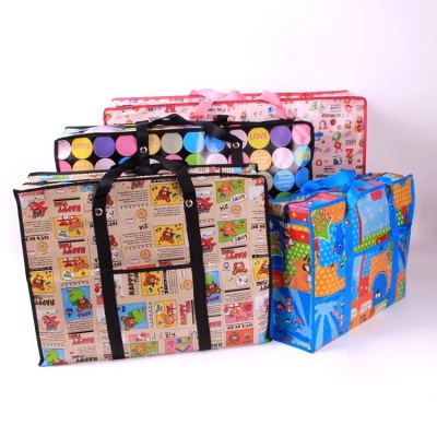 Thicken Non-Woven Fabric Points Buckle Ribbon Winding Bottom Non-Woven Bag Woven Bag Can Be Customized Ad Bag