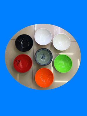 Melamine bowl thread bowl soup bowl noodle bowl large amount of stock low price processing can be sold by catty