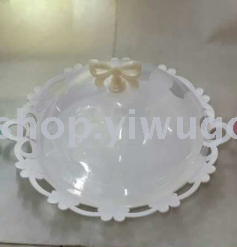 Circular no. 6656 fruit plate with cover